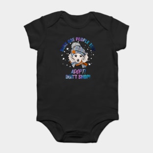 Dogs Are People Too T-Shirt For Dog Lovers Poodle Baby Bodysuit